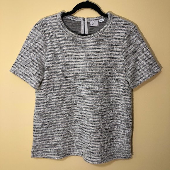 Anthropologie Postmark Tweed Style Blouse Medium - Picture 1 of 9